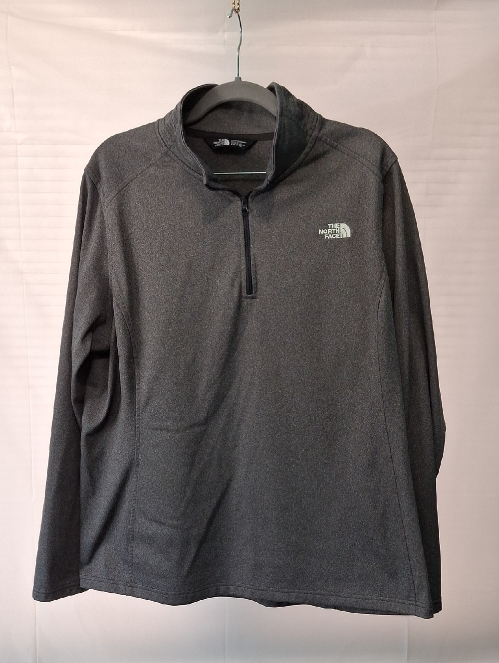 The North Face Charcoal Gray Quarter-Zip Pullover Fleece